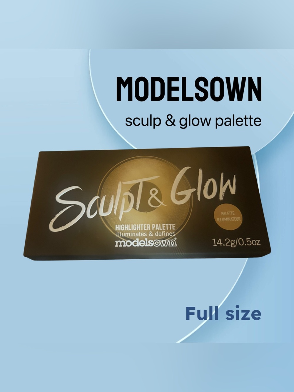 🇬🇧🆕NIB MODELS OWN | Sculpt & Glow Highlighter trio face Palette